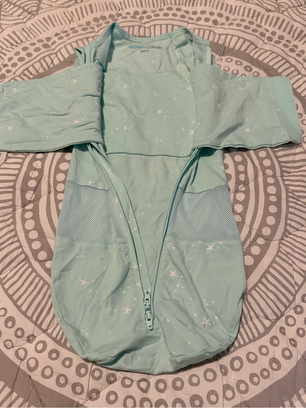 Mint Star Infant Sleep Sack Swaddle